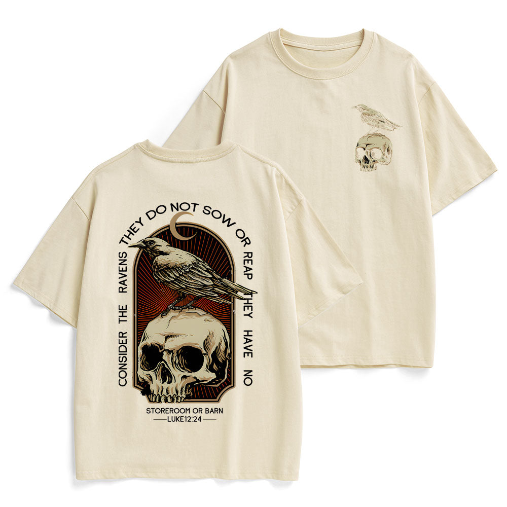 Consider The Ravens Christian Heavy Cotton T-Shirt