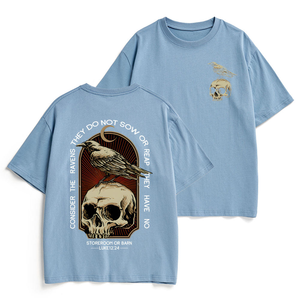 Consider The Ravens Christian Heavy Cotton T-Shirt