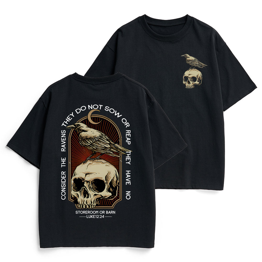 Consider The Ravens Christian Heavy Cotton T-Shirt