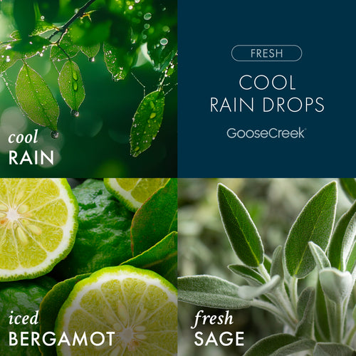 Cool Rain Drops 3-Wick Candle