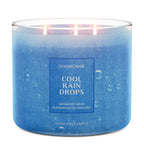 Cool Rain Drops Odor Eliminating 3-Wick Candle