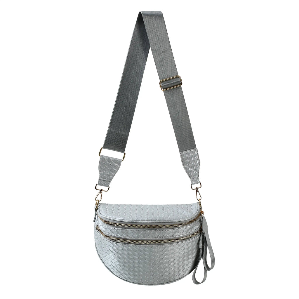 GoFree - Woven Leather Bum Bag