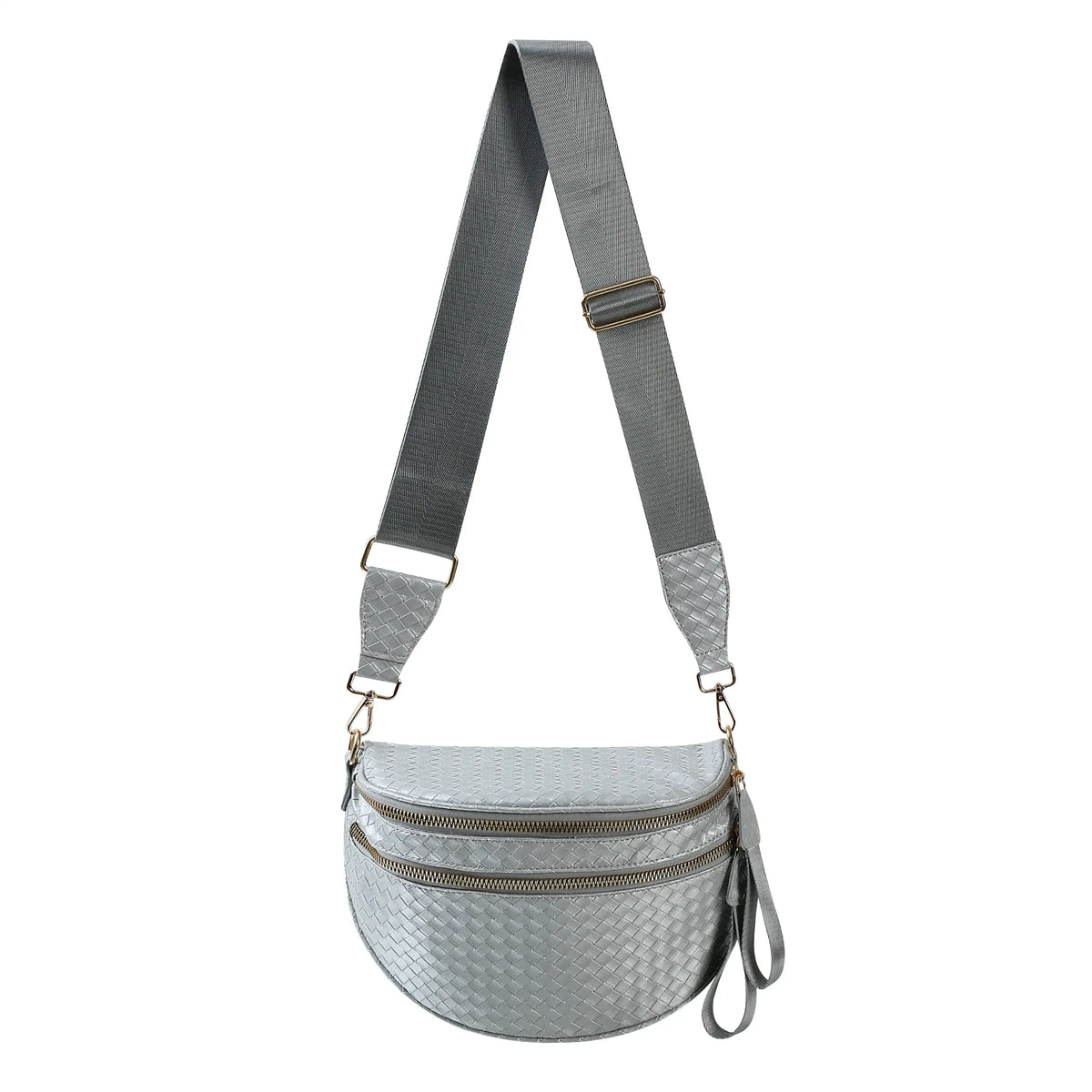 GoFree - Woven Leather Bum Bag