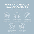 Cotton Vanilla Breeze 3-Wick Candle