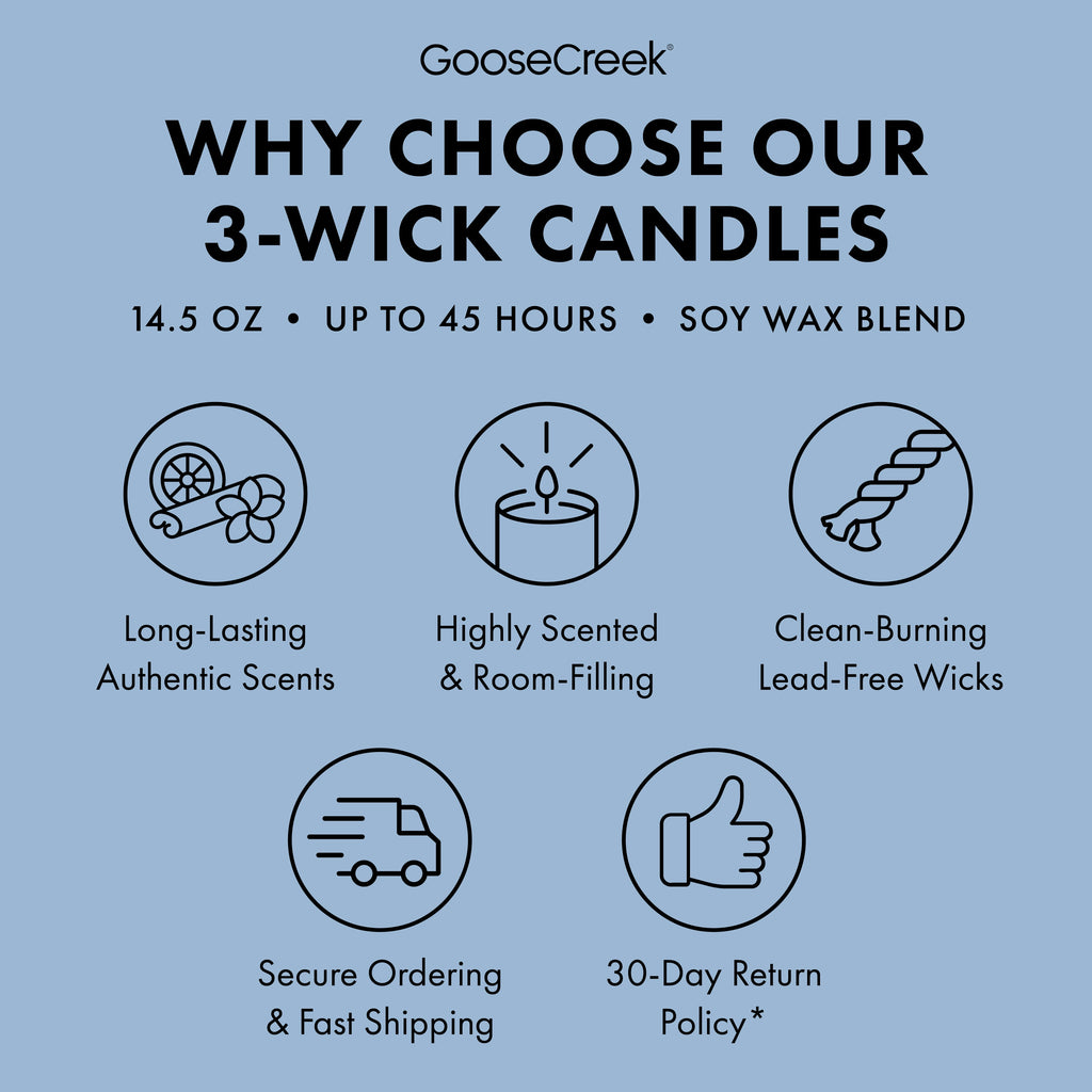 Cotton Vanilla Breeze 3-Wick Candle