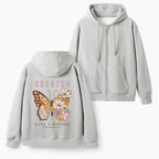 Created With Purpose Christian Fleece-Lined Full-Zip Hoodie