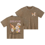 Created With A Purpose Christian Kid Washed T-Shirt