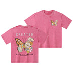 Created With A Purpose Christian Kid Washed T-Shirt