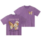 Created With A Purpose Christian Kid Washed T-Shirt