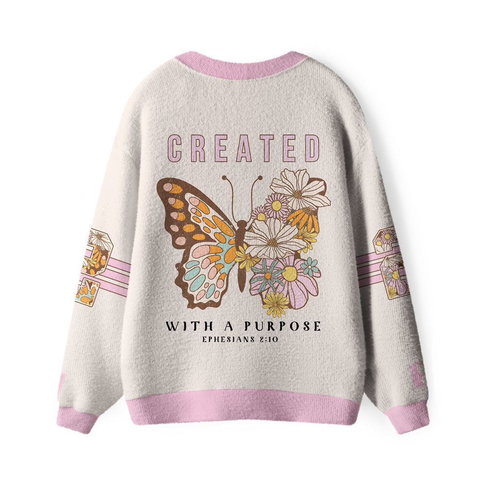 Created With A Purpose Christian Lightweight Cardigan