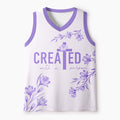 Created With Purpose Christian Mesh Jersey Tank Top