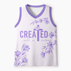 Created With Purpose Christian Mesh Jersey Tank Top
