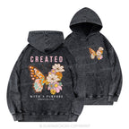 Created With A Purpose Christian Washed Hoodie