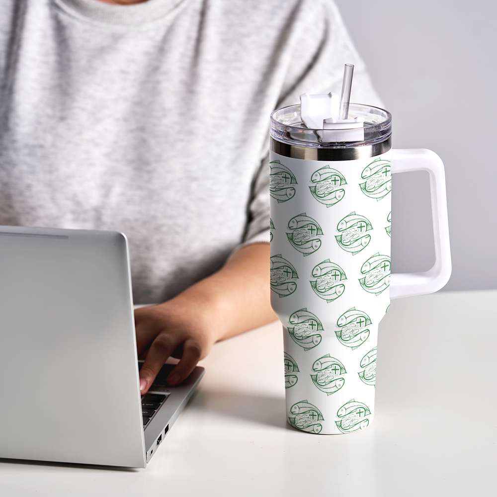 Fish And Bread Christian 40OZ Tumbler
