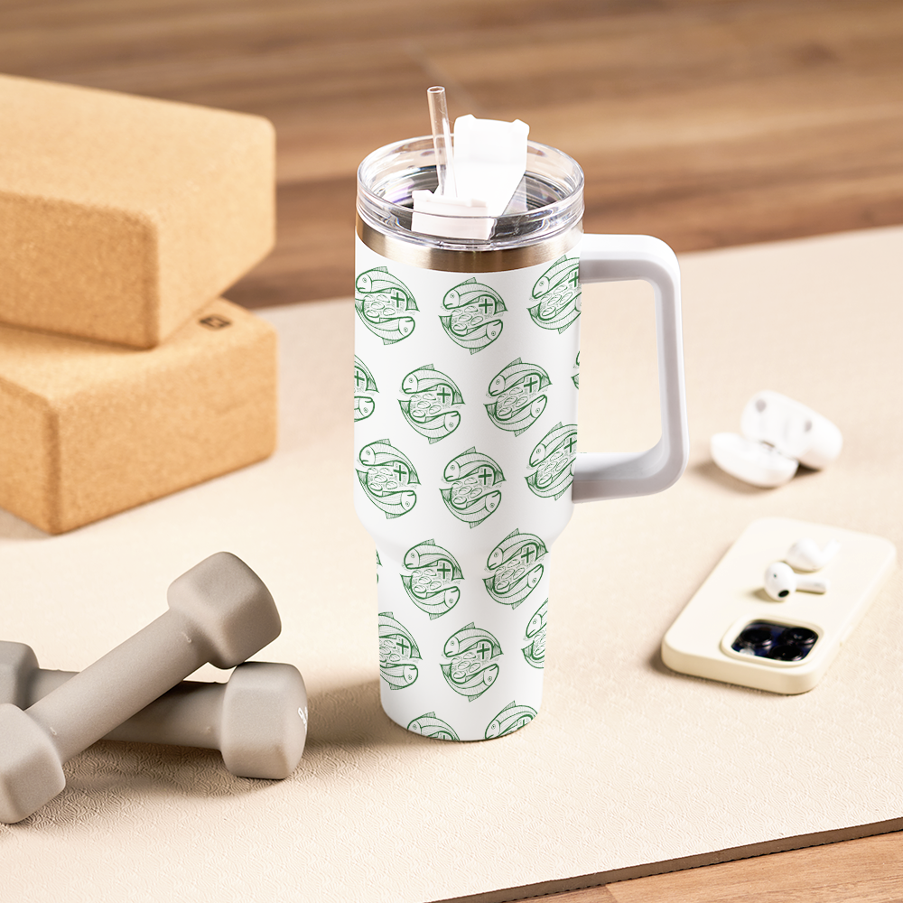 Fish And Bread Christian 40OZ Tumbler