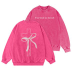 Cross Christian Washed Sweatshirt