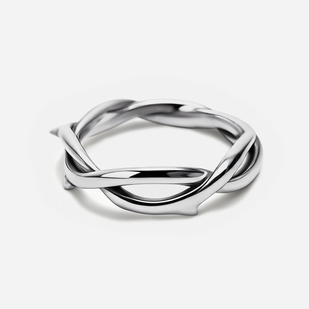 Crown Of Thorns Christian 925 Sterling Silver Ring