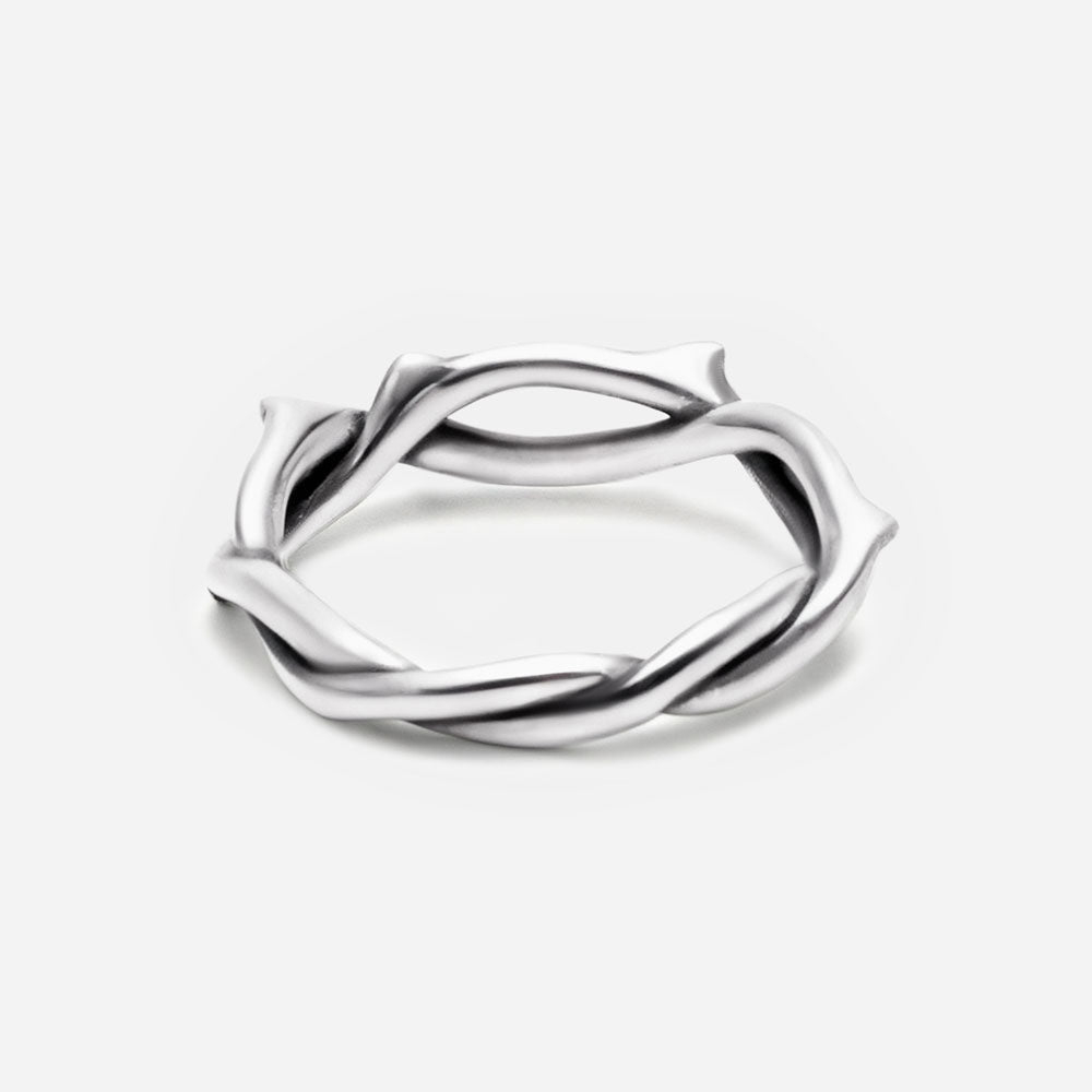 Crown Of Thorns Christian 925 Sterling Silver Ring