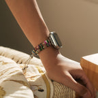 Rainbow Natural Stone Watch Band for Apple Watch