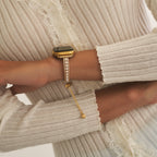 Pearl Beaded Copper Watch Band for Apple Watch