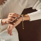 Pearl Beaded Copper Watch Band for Apple Watch