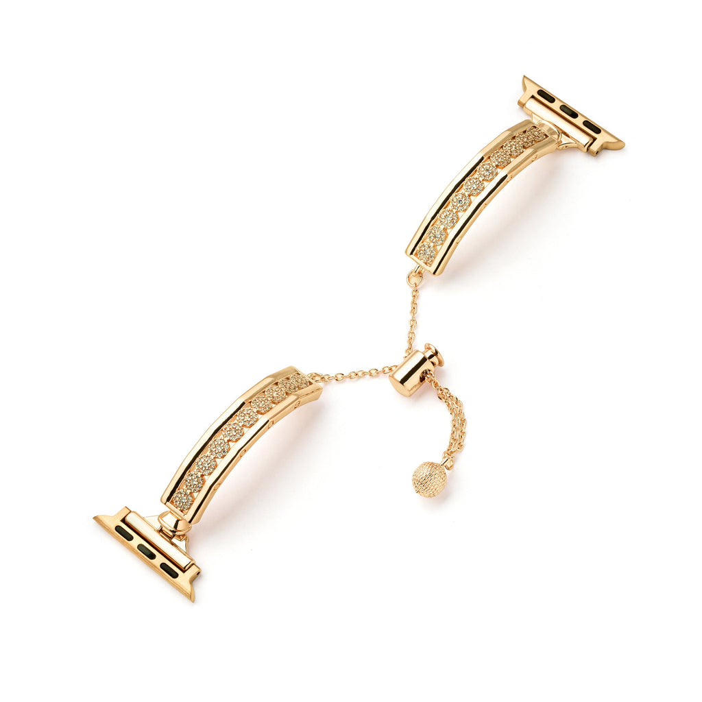 Pav¨¦ Crystal Metal Watch Band