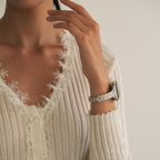 Sparkling Braided Metal Watch Band for Apple Watch