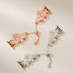 Floral Quartz Chain Watch Band for Apple Watch