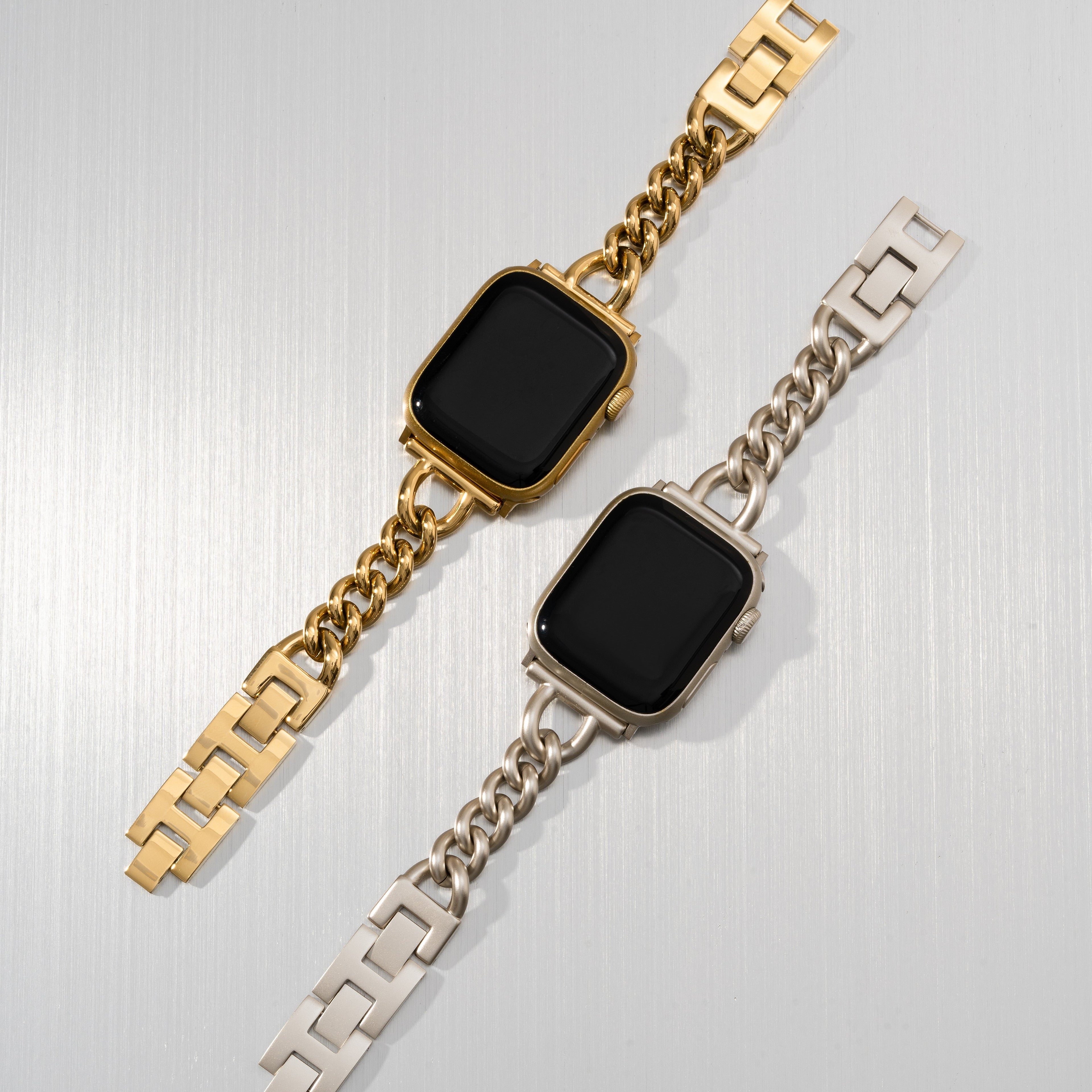 Stainless Steel Twist Chain Watch Band