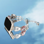 Love Spread Pearl Jewelry Watch Band for Apple Watch
