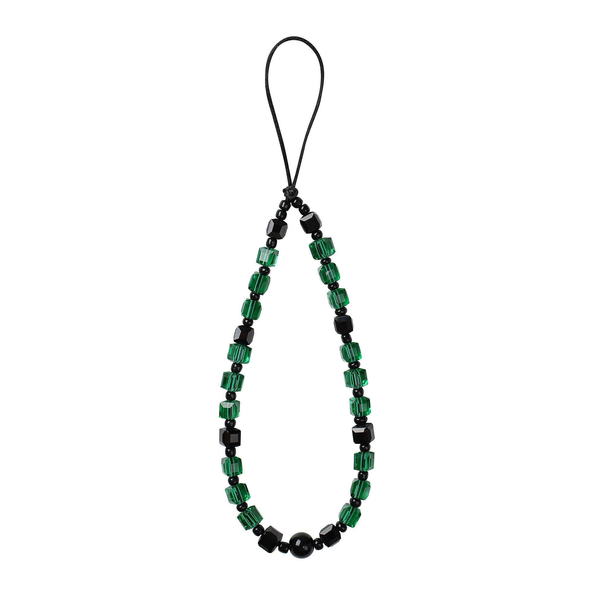 Quartz Crystal Beaded Phone Charm