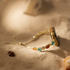 Tidal Gem 14k Gold Plated Watch Band for Apple Watch