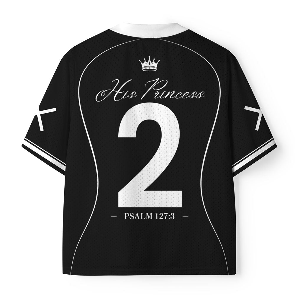 Daddy's Girl Loved By God Christian Kid Mesh Jersey