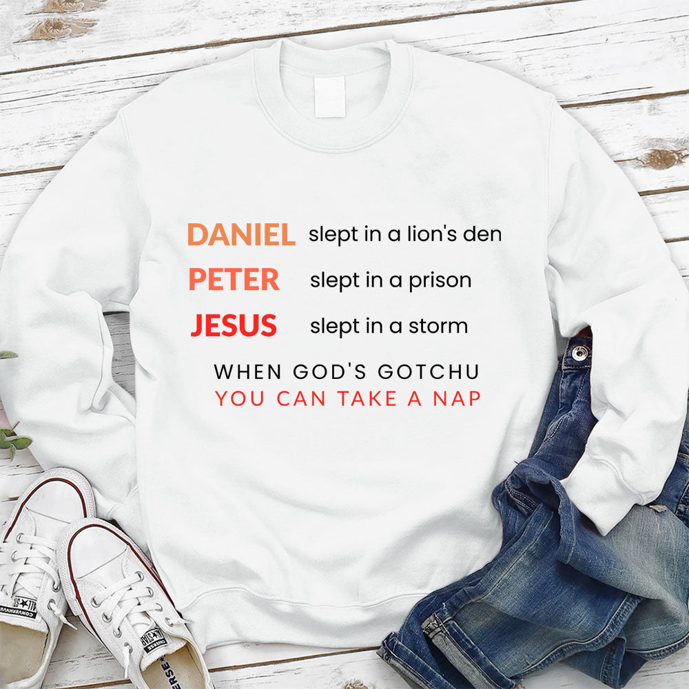 Daniel Slept In A Lion¡®s Den Christian Sweatshirt