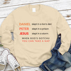 Daniel Slept In A Lion¡®s Den Christian Sweatshirt