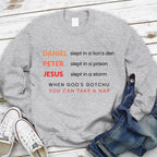 Daniel Slept In A Lion¡®s Den Christian Sweatshirt