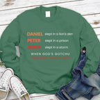 Daniel Slept In A Lion¡®s Den Christian Sweatshirt