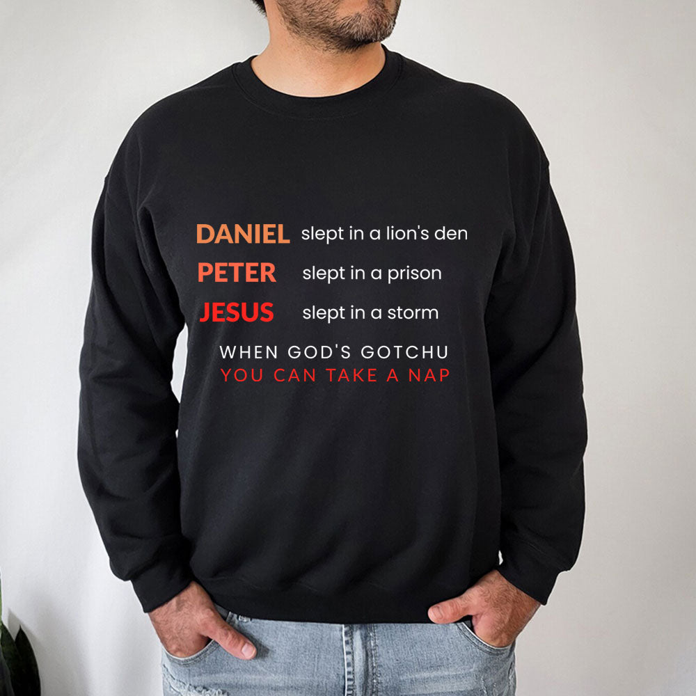 Daniel Slept In A Lion¡®s Den Christian Sweatshirt