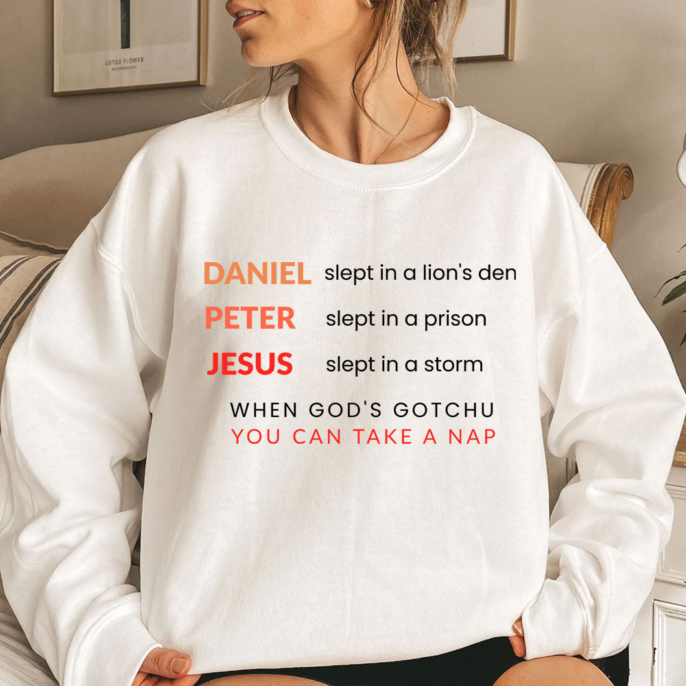 Daniel Slept In A Lion¡®s Den Christian Sweatshirt