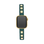 Chic Rivet-Studded Leather Watch Band for Apple Watch