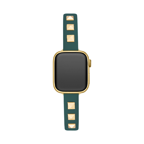 Chic Rivet-Studded Leather Watch Band for Apple Watch