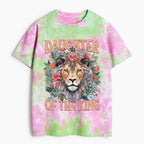 Daughter Of King Heavy Cotton Tie Dye T-Shirt