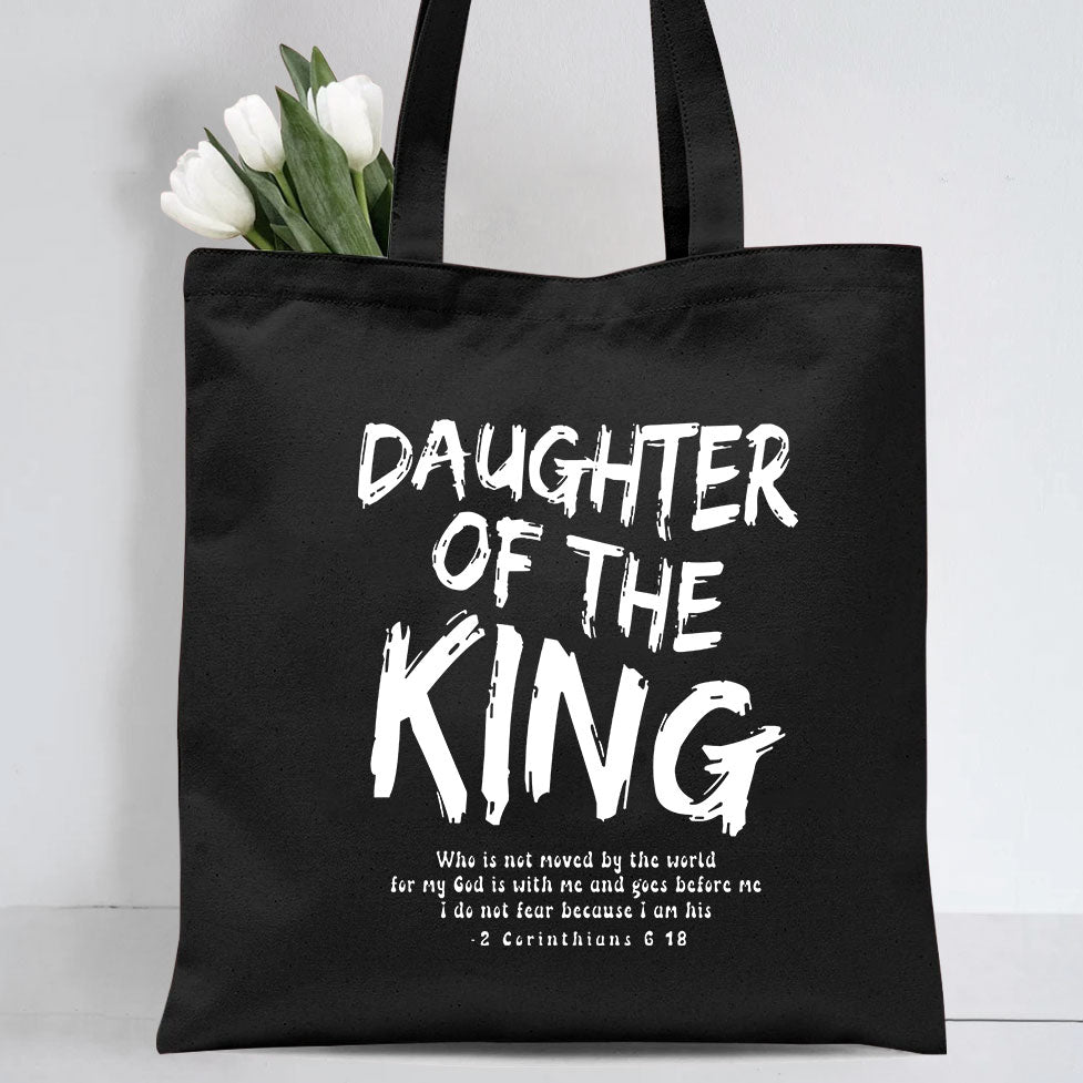 Daughter Of The King Christian Canvas Tote Bag