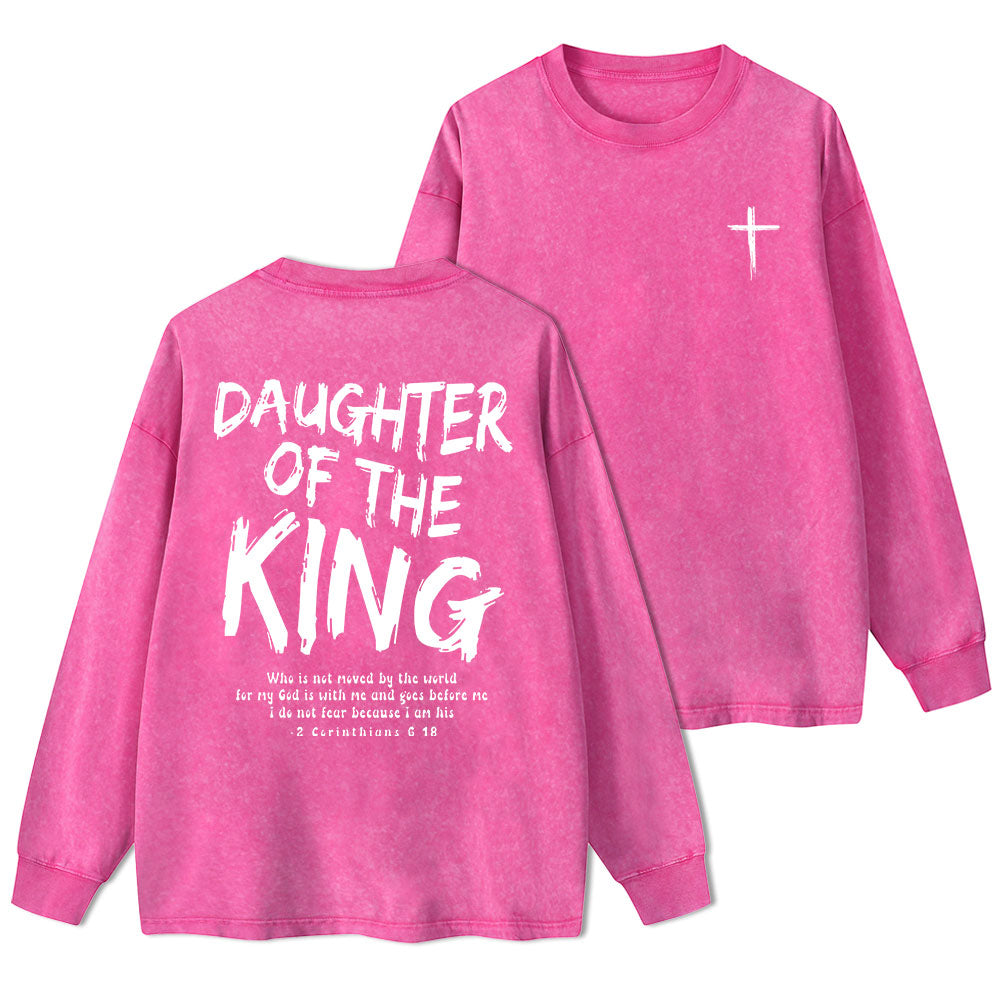 Daughter Of The King Washed Long Sleeve T-Shirt