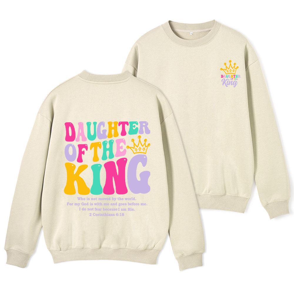 Daughter Of The King Christian Fleece Sweatshirt