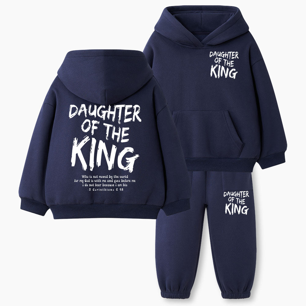 Daughter Of The King Christian Kid Fleece Hoodie Set
