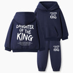 Daughter Of The King Christian Kid Fleece Hoodie Set