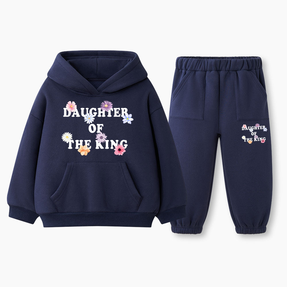 Daughter Of The King Christian Kid Fleece Hoodie Set