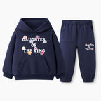 Daughter Of The King Christian Kid Fleece Hoodie Set