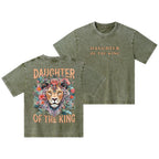 Daughter Of The King Christian Kid Washed T-Shirt